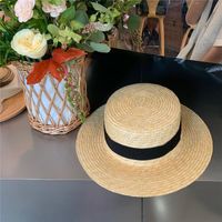 Fashion Straw Hat Women's Summer Beach Beach Sunscreen Big Brim Sun Hat main image 3