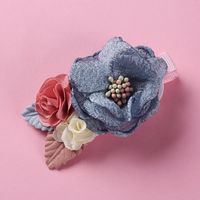Nueva Flor De Simulación Tridimensional, Tocado Con Ribete De Horquilla De Perlas Para Niños sku image 7