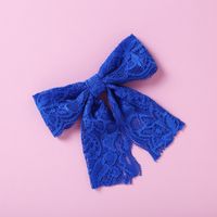 Simple Lace Bow Baby Hairpin Headwear Girls Fashion Headwear sku image 16