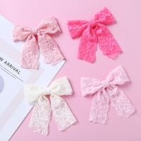 Simple Lace Bow Baby Hairpin Headwear Girls Fashion Headwear sku image 19