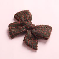 Creative 9 Colors Imitation Cotton And Linen Bow Children's Hairpin sku image 18