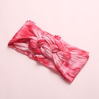 Baby Cute Hairband Tie Dye Printed Stockings Wide Side Headband sku image 4