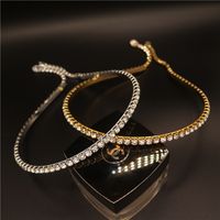 Fashion Simple Water Drop Drill Headband Baroque Retro Rhinestone Accessories main image 3