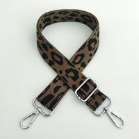 Nuevos Accesorios De Bolso De Mujer Ajustables Con Correa De Hombro Ancha Con Estampado De Leopardo Grueso main image 4