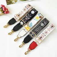 Nuevos Accesorios De Hombro De Flores Correa De Bolso De Mensajero De Hombro Ajustable Para Mujer main image 1