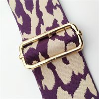 New Widened Thick Leopard Jacquard Webbing Accessories Straps main image 4