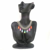 Fashion 7-color Jelly Gummy Bear Necklace Resin Necklace main image 4