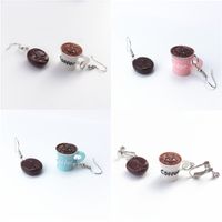 Fashion Coffee Beans Simulation Exaggerated Earrings Wholesale main image 4