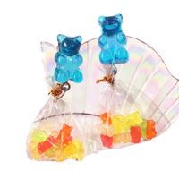 Creative Simulation Food Mini Jelly Bear Candy Drop Earrings main image 6