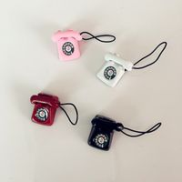 Cute Retro Phone Earrings Alloy Solid Color Ear Clip main image 6