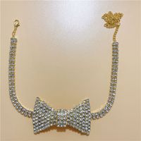 Mode Eingelegte Strass Fliege Halsband Sexy Niedliche Halskette Halsband sku image 1