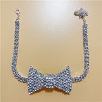 Mode Eingelegte Strass Fliege Halsband Sexy Niedliche Halskette Halsband sku image 2