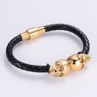 Fashion 304 Stainless Steel No Inlaid 18K Gold Plated Men'S sku image 3