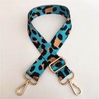 New Leopard Print Wide Adjustable Shoulder Crossbody Long Strap Bag Accessories sku image 4
