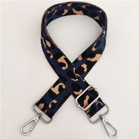 New Leopard Print Wide Adjustable Shoulder Crossbody Long Strap Bag Accessories sku image 8