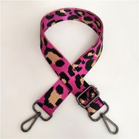 New Leopard Print Wide Adjustable Shoulder Crossbody Long Strap Bag Accessories sku image 12