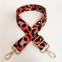 New Leopard Print Wide Adjustable Shoulder Crossbody Long Strap Bag Accessoires sku image 16