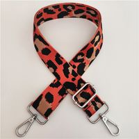 New Leopard Print Wide Adjustable Shoulder Crossbody Long Strap Bag Accessories sku image 17