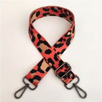 New Leopard Print Wide Adjustable Shoulder Crossbody Long Strap Bag Accessoires sku image 18