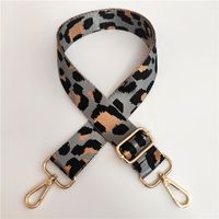 New Leopard Print Wide Adjustable Shoulder Crossbody Long Strap Bag Accessoires sku image 22