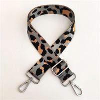 New Leopard Print Wide Adjustable Shoulder Crossbody Long Strap Bag Accessories sku image 23