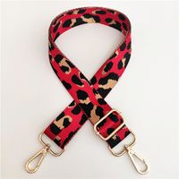 New Leopard Print Wide Adjustable Shoulder Crossbody Long Strap Bag Accessoires sku image 28