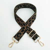 New Thickened Leopard Print Wide Shoulder Strap Adjustable Women's Bag Accessories sku image 1