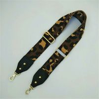 New Leopard Print Shoulder Wide Adjustable One-shoulder Messenger Bag Strap sku image 10