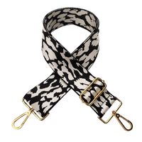 New Widened Thick Leopard Jacquard Webbing Accessories Straps sku image 1