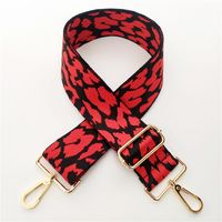 New Widened Thick Leopard Jacquard Webbing Accessories Straps sku image 4
