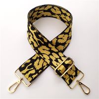 New Widened Thick Leopard Jacquard Webbing Accessories Straps sku image 9