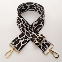 New Widened Thick Leopard Jacquard Webbing Accessories Straps sku image 13
