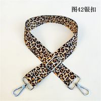 New Leopard Print Wide Shoulder Luggage Accessories Strap sku image 5