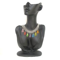 Fashion 7-color Jelly Gummy Bear Necklace Resin Necklace sku image 10