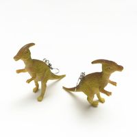 Cartoon Style Dinosaur Resin Three-dimensional Children Unisex Drop Earrings 1 Pair sku image 2