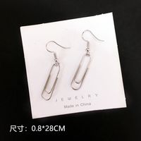 Exaggerated Pistol Plating Alloy No Inlaid Earrings sku image 1