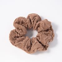 New Bulk Hair Scrunchies Women's Gray Brown Headwear Simple Fabric sku image 1