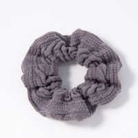 New Bulk Hair Scrunchies Women's Gray Brown Headwear Simple Fabric sku image 2