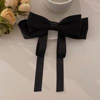 Fashion Bow Spring Clip Simple Solid Color Hair Clip Hair Accessories sku image 3