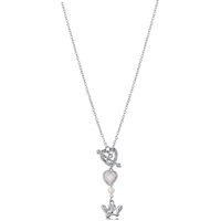 Mode Hohle Herzförmige Perle Schlüsselbeinkette Legierungshalskette sku image 6