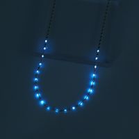 Neue Einfache Schmuckkette Sky Blue Luminous Halskette sku image 1