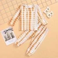 Spring And Autumn New Baby Clothing Tie-dye Multicolor Suit main image 1