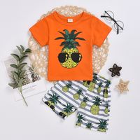2022 Short-sleeved Suit Cotton Summer New Baby Children's Clothing main image 3