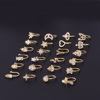 Nose Rings & Studs Fashion Geometric Copper Plating main image 5