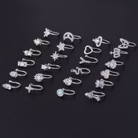 Nose Rings & Studs Fashion Geometric Copper Plating main image 4