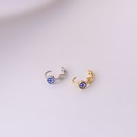 Simple Style Smiley Face Plating Copper Earrings main image 1