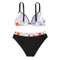 2022 Neue Sexy Farbe Geometrisch Bedruckter Split-bikini-badeanzug main image 6