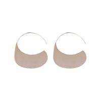 Simple Metal Sun Hat-shaped Geometric Earrings Wholesale main image 6