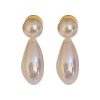 Fashion Water Drop Pearl Alloy Earrings Wholesale main image 6