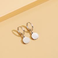 Fashion Simple Stainless Steel Earrings Geometric Drop Earrings sku image 2